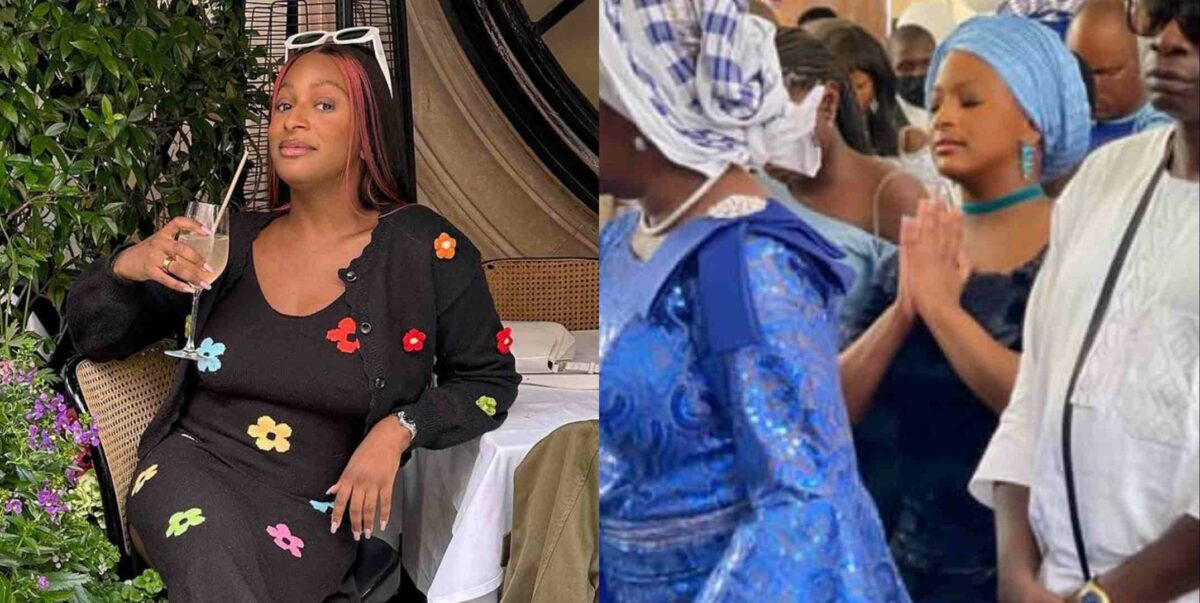 "It's been ages since I've been to church, so happy to finally be back" – Cuppy says as she attends Sunday service