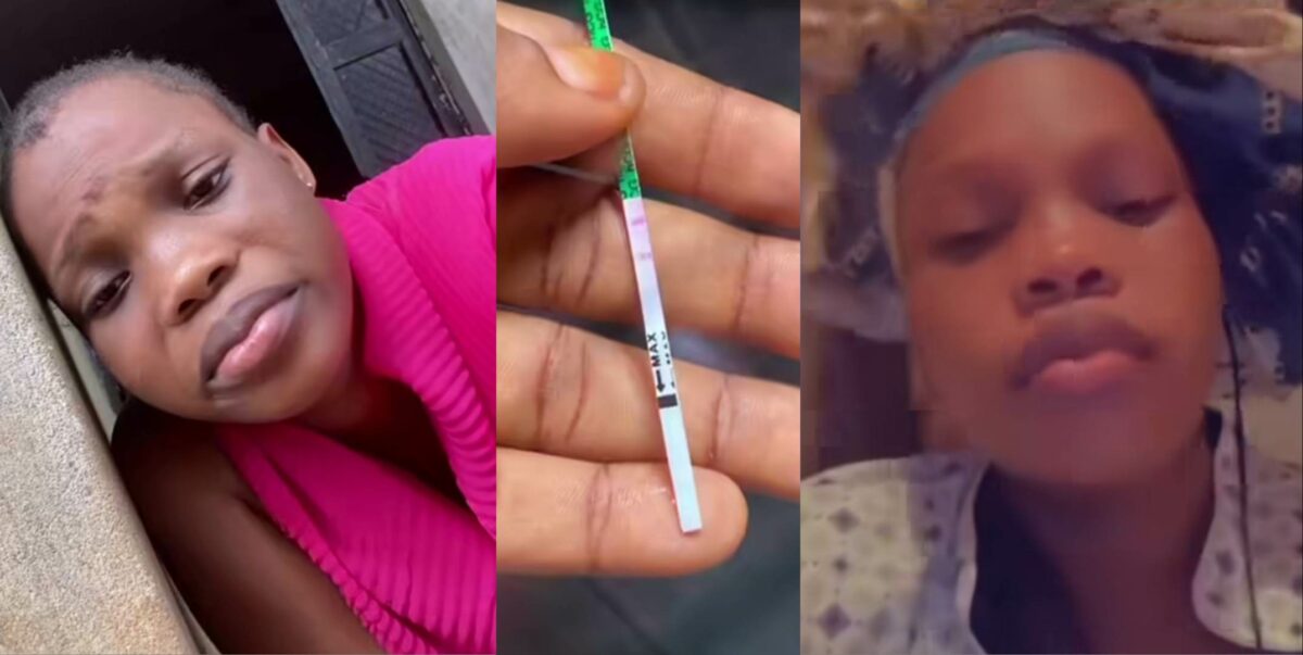 Young lady cries bitterly as boyfriend denies responsibility after informing him she’s pregnant