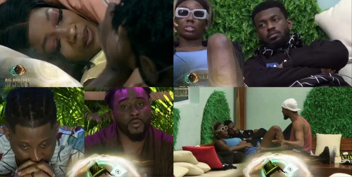 BBNaija Day 31: Tolanibaj rants about situationship, Pere urges Lucy to stay, Seyi apologises for negative utterances...