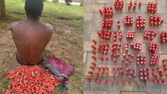 Man arrested with 250 rounds of live cartridges in Delta