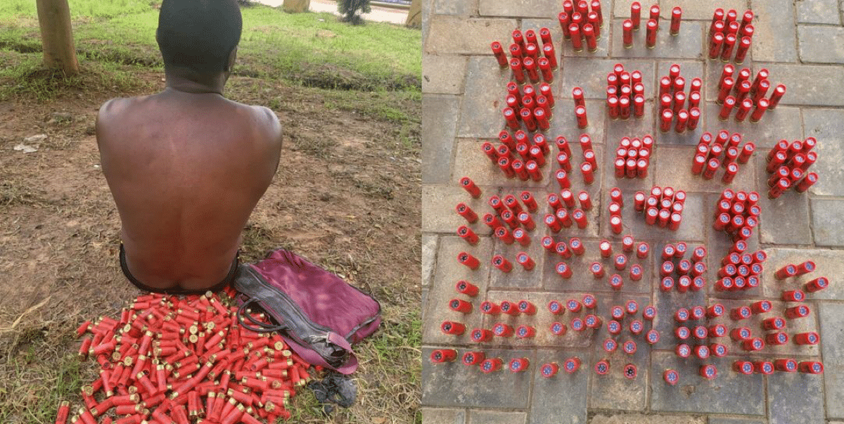 Man arrested with 250 rounds of live cartridges in Delta