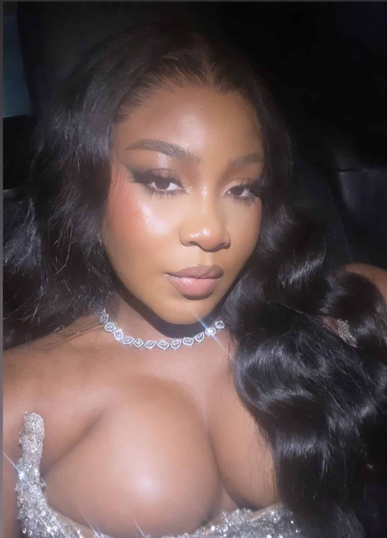 Reactions trail Erica Nlewedim's breathtaking outfit