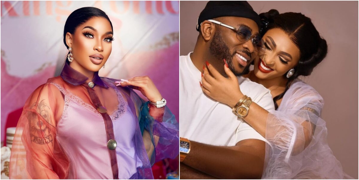 See Tonto Dikeh's reactions after Churchill and Rosy's marriage allegedly hit the rocks