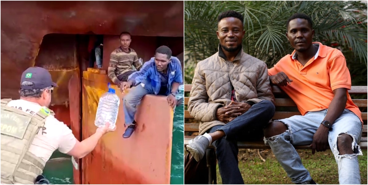 Japa: 4 Nigerians seated on ship rudder for 14 days on the Atlantic Ocean rescued in Brazil