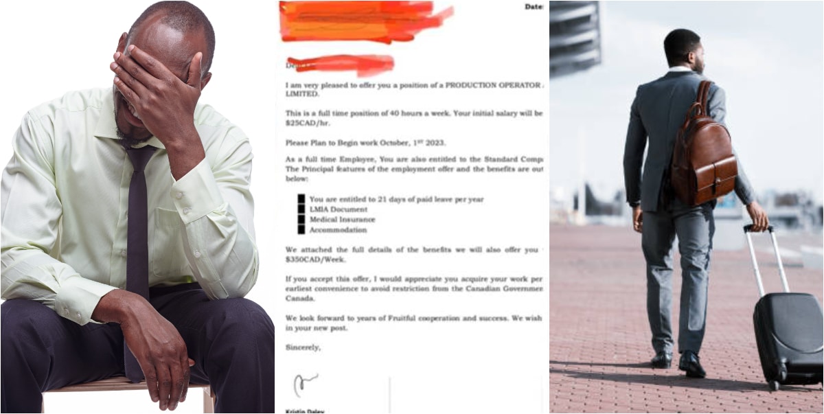 Man discovers Canada job he got is fake after paying N15 million, banned for 5 years