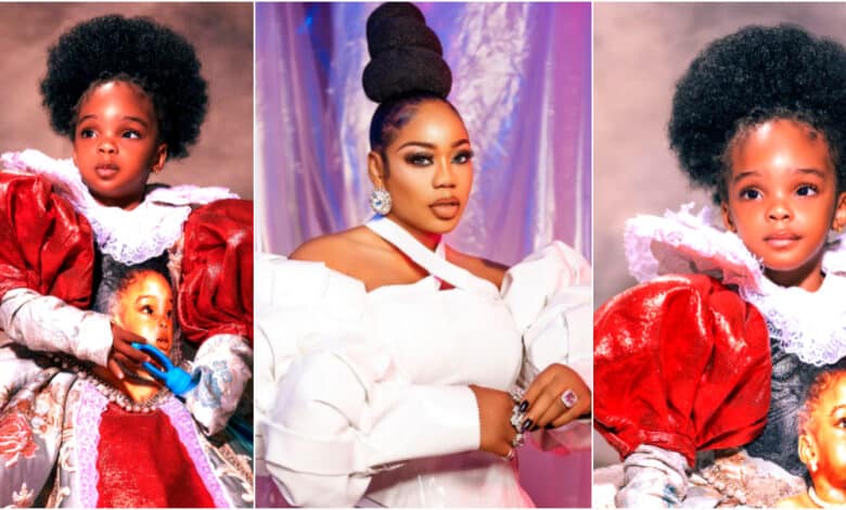 "Never thought we'll be alive" - Toyin Lawani celebrates 2nd birthday of daughter in style