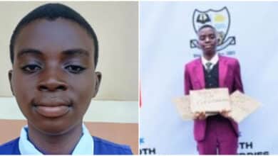Young boy achieves 9As in WAEC, bags 15 awards at school's graduation, flaunts certificates