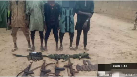 4 Boko Haram commanders and 13 fighters along with family members surrender to Nigerian Troops