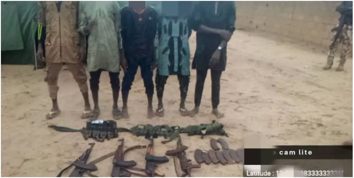 4 Boko Haram commanders and 13 fighters along with family members surrender to Nigerian Troops
