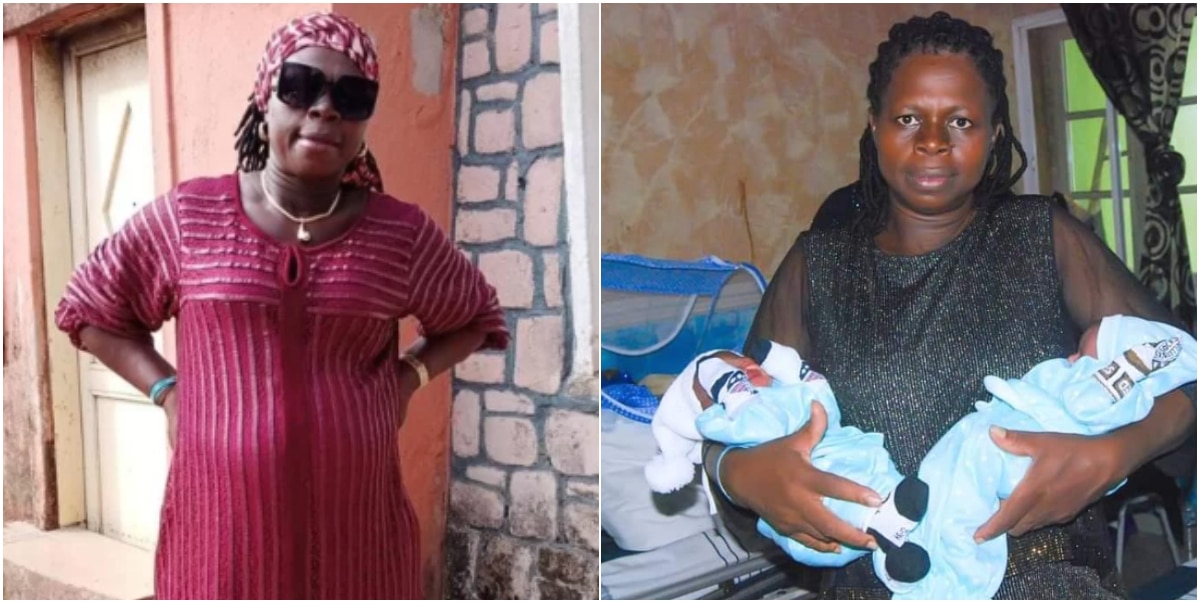 "Mama ejima sister” - Woman overjoyed as sister welcomes twins after 22 years of marriage