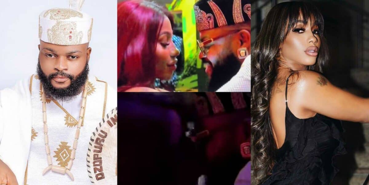 Mercy Eke Whitemoney kiss