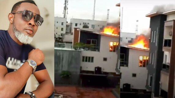 AY Makun fire Lagos home