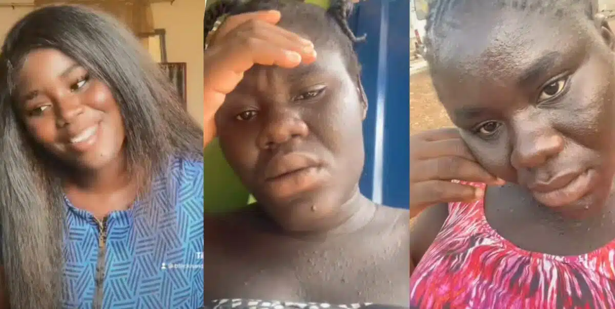Netizens react as lady shares shocking pregnancy transformation [Video]