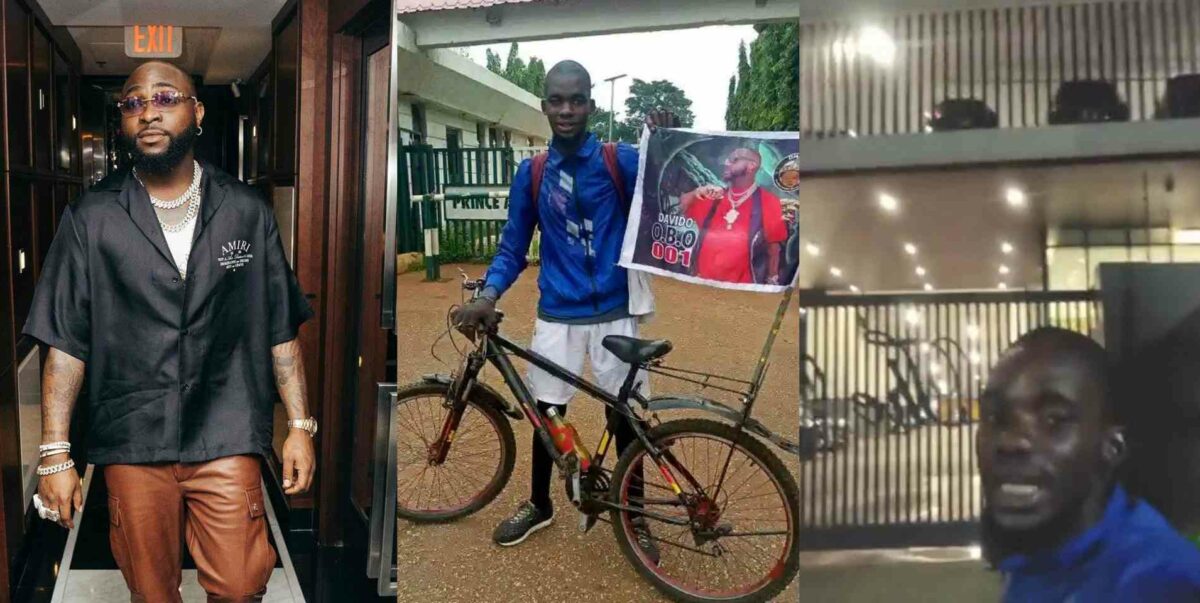 Davido's cycling fan Lagos home