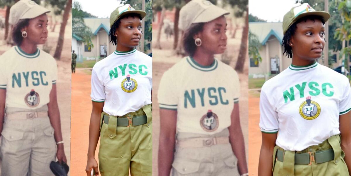 Lady recreates mom's NYSC photo