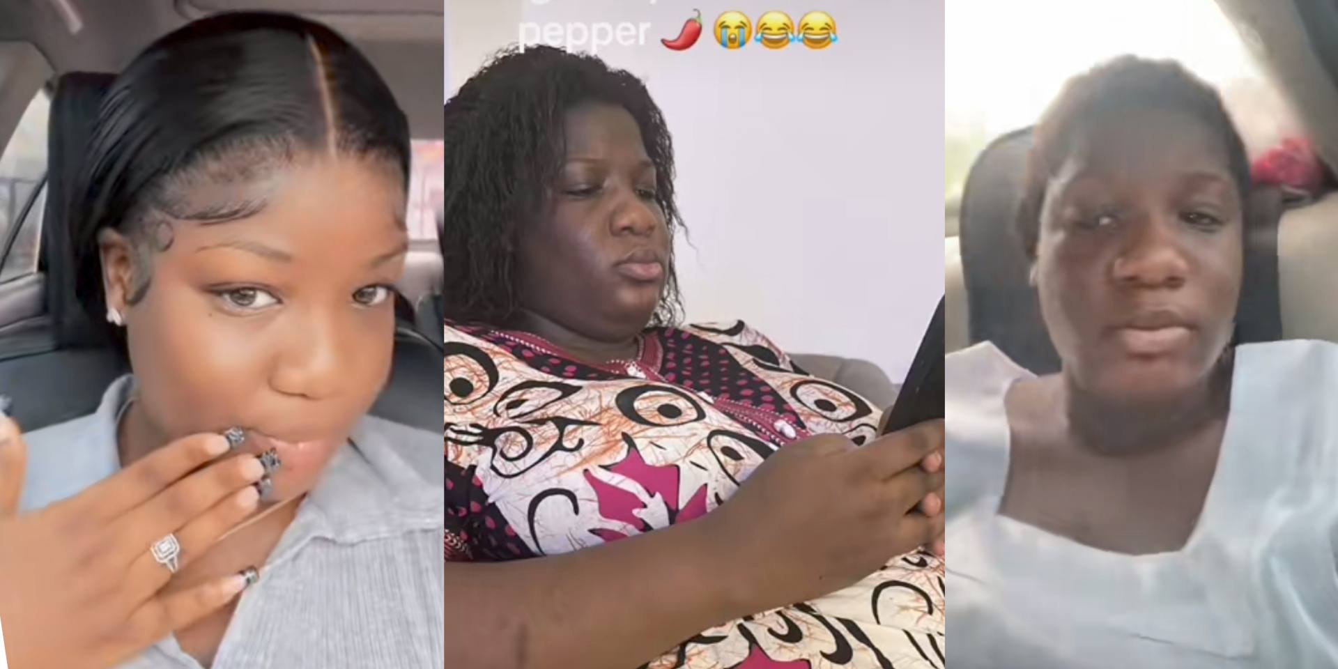 "Pregnancy showed me pepper" Pretty lady cries out over undesired