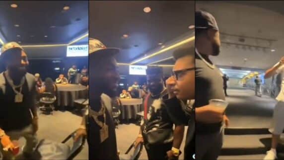 Hillarious moment Davido fled from psychic who correctly guessed his first kiss