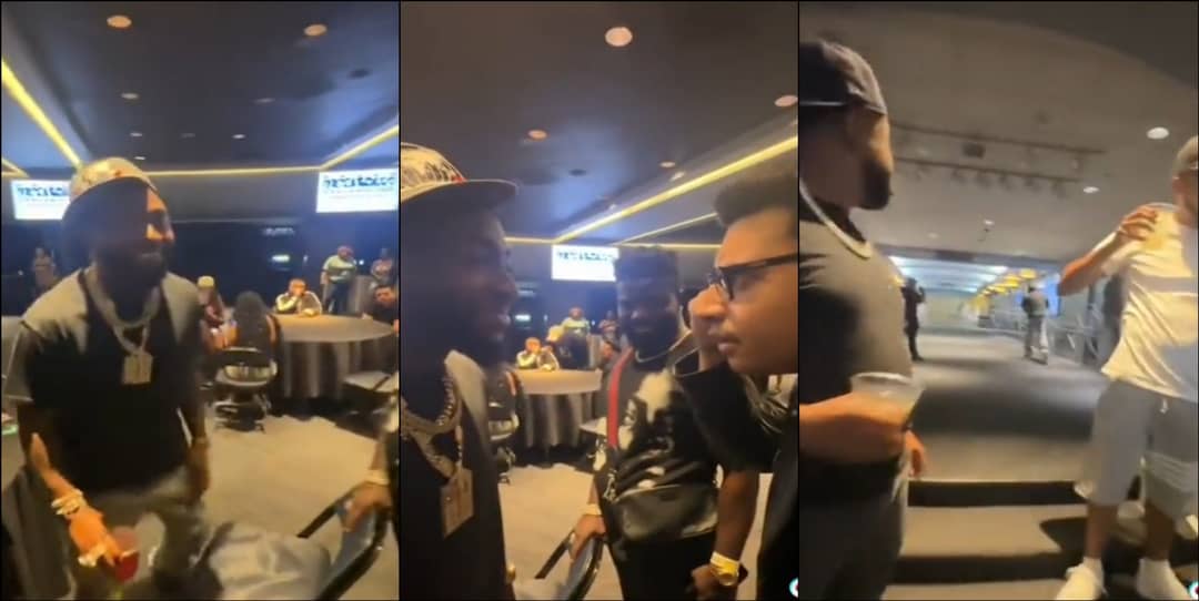 Hillarious moment Davido fled from psychic who correctly guessed his first kiss