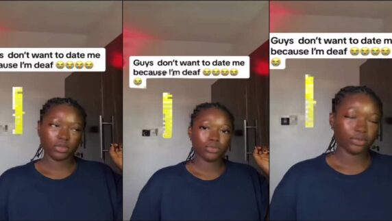 "Nobody wants to date me because I'm deaf" — Lady in search of love cries out