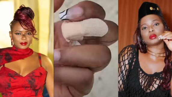 "I only lost a nail" - Yemi Alade says as she survives car accident in Spain