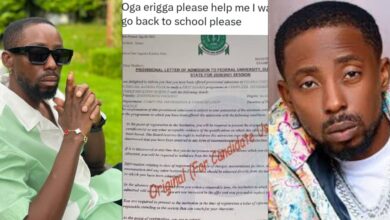 Rapper, Erigga gives shocking reply as dropout begs him to fund his return to university