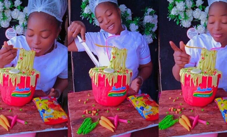 Talented Baker Indomie Cake
