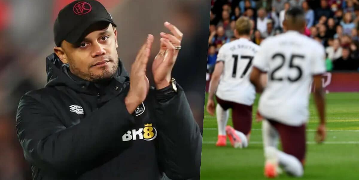 Vincent Kompany slams Burnley fans booing players for taking the knee