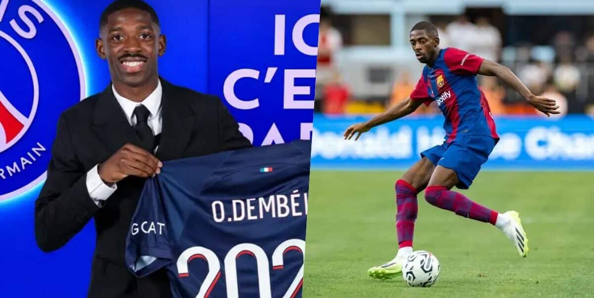 PSG announces signing Dembele for €50m