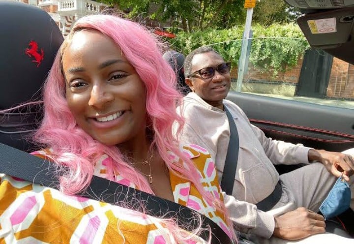 Cuppy blessed Femi Otedola 