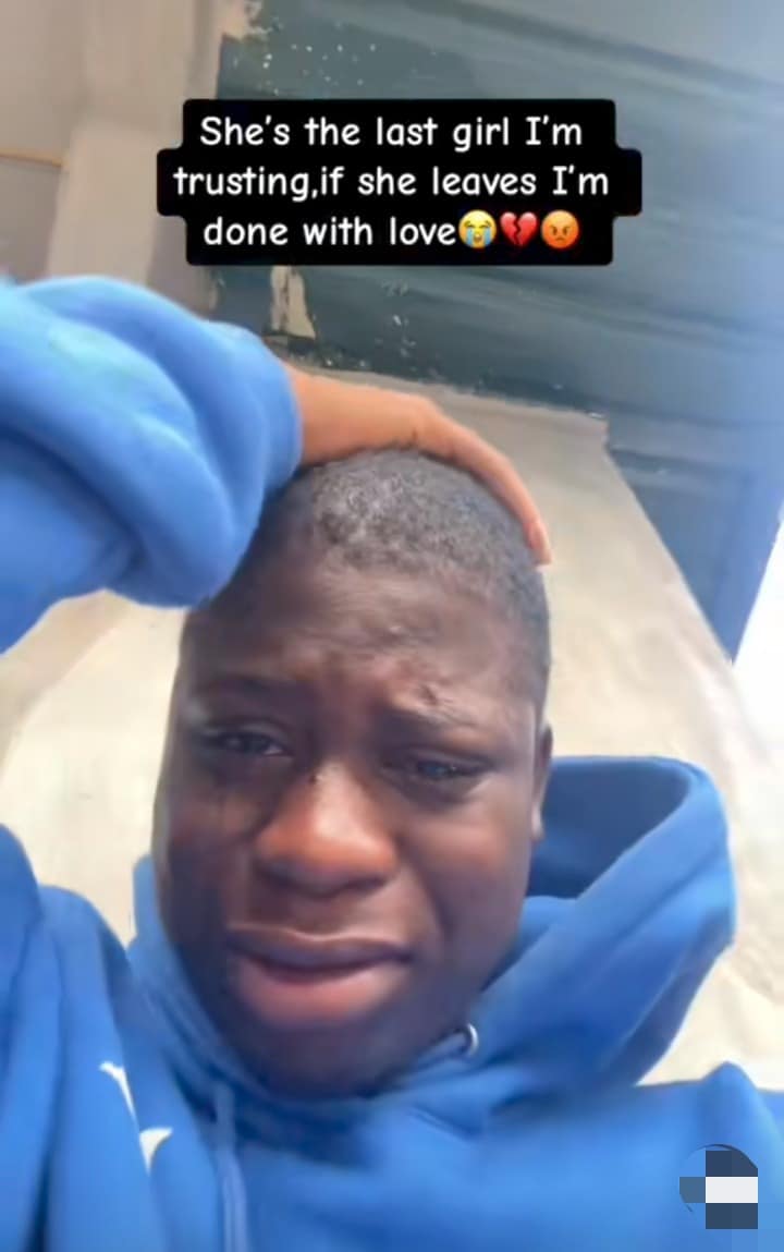 Man heart broken dumped