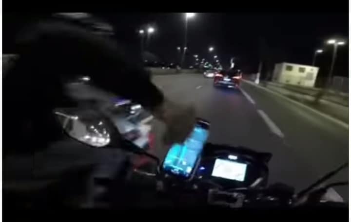 power bike steals phone
