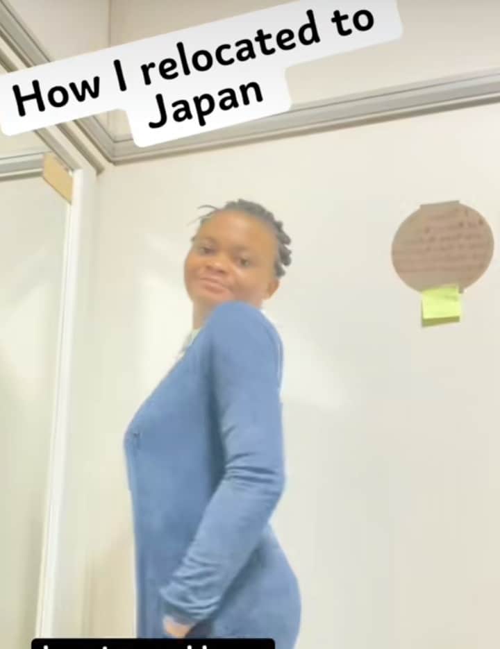 Japan-based Nigerian lady.