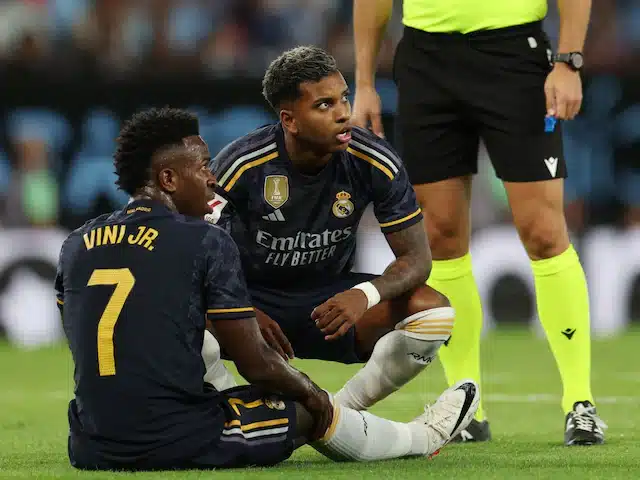 Vinicius Junior out for six weeks after injury 
