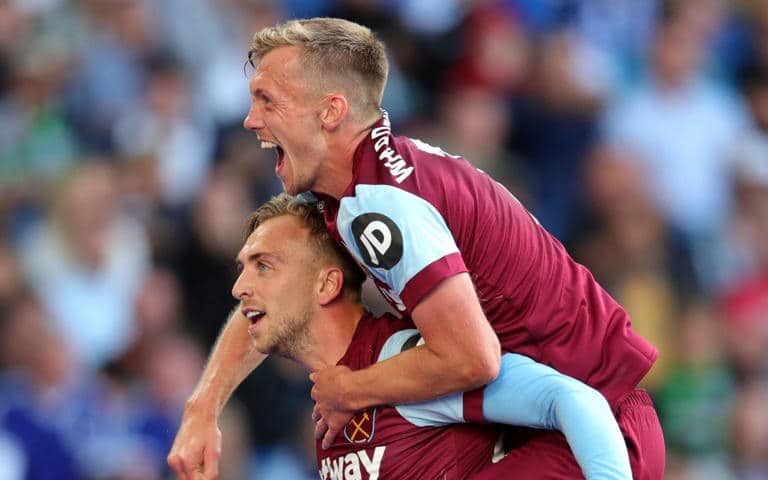 West Ham top Premier League table after defeating Brighton