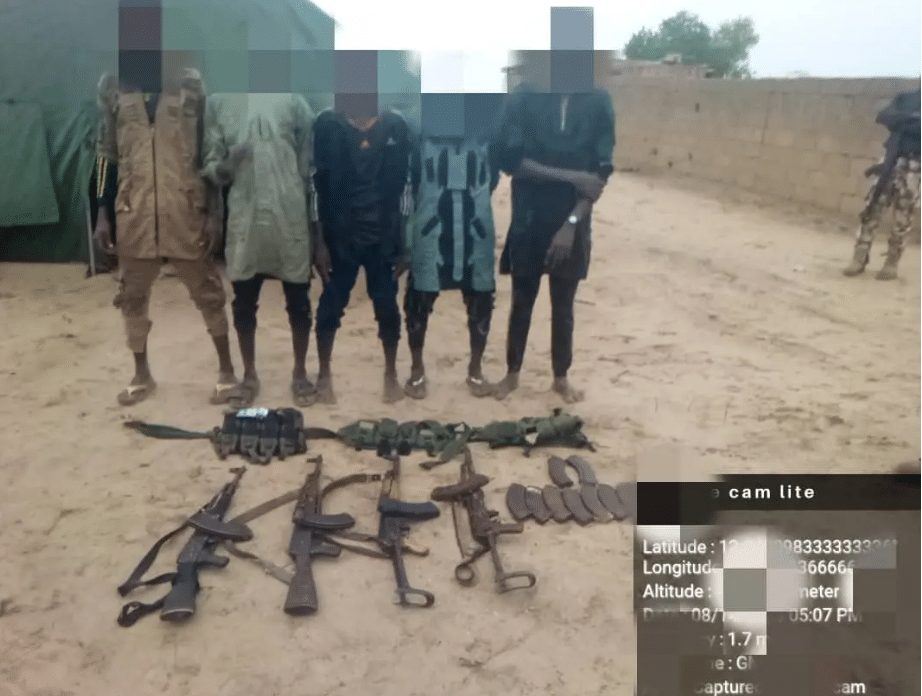 4 Boko Haram commanders and 13 fighters along with family members surrender to Nigerian Troops
