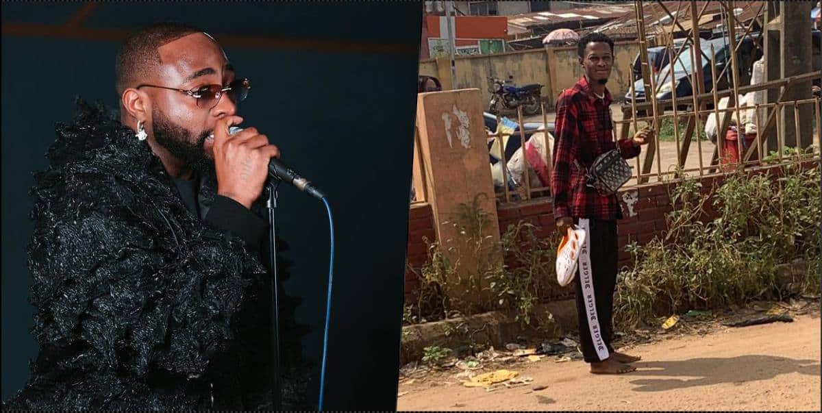 "Body go tell you" — Davido replies another fan who plans to trek from Taraba to Lagos to see him