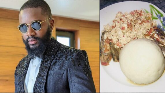 Concerns as Leo Dasilva declares craving for pounded yam and egg, fan delivers