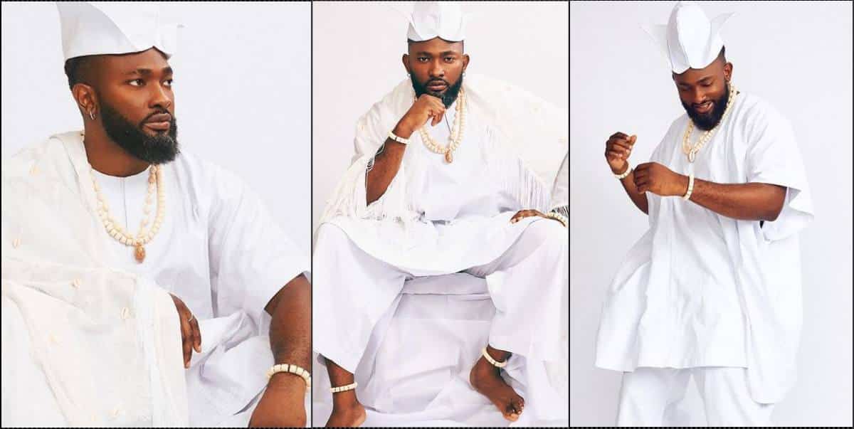 Uti Nwachukwu marks 41st birthday in all-white traditional attire