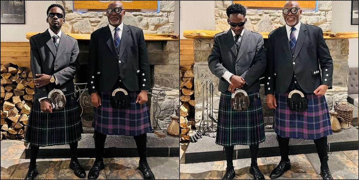 "He don marry?" — Mr Eazi's wedding ring in a pose with RMD causes a stir