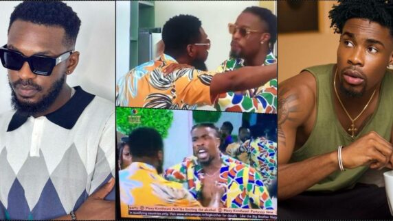 Adekunle and Neo clash over drinks during pool party (Video)