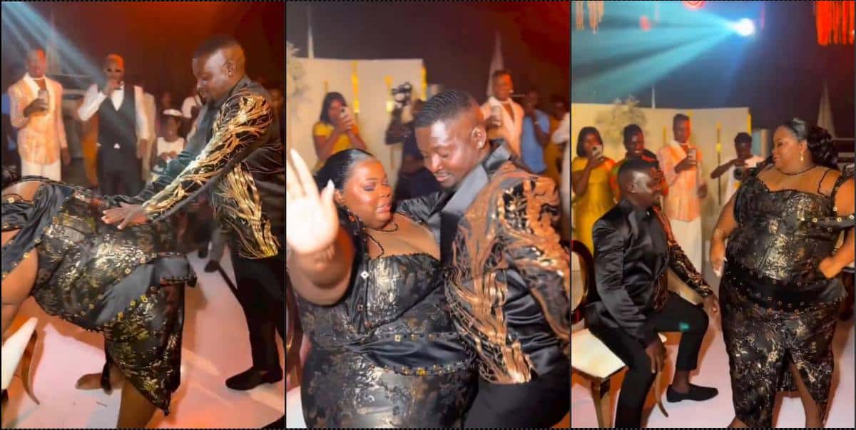 Couple leaves heads turning with romantic dance on wedding day (Video)