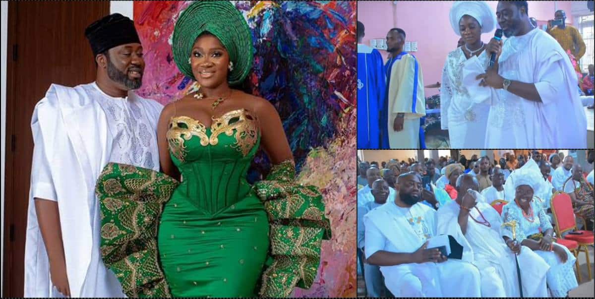 “My father-in-law was crying” — Mercy Johnson expresses pride in husband following thanksgiving (Video)