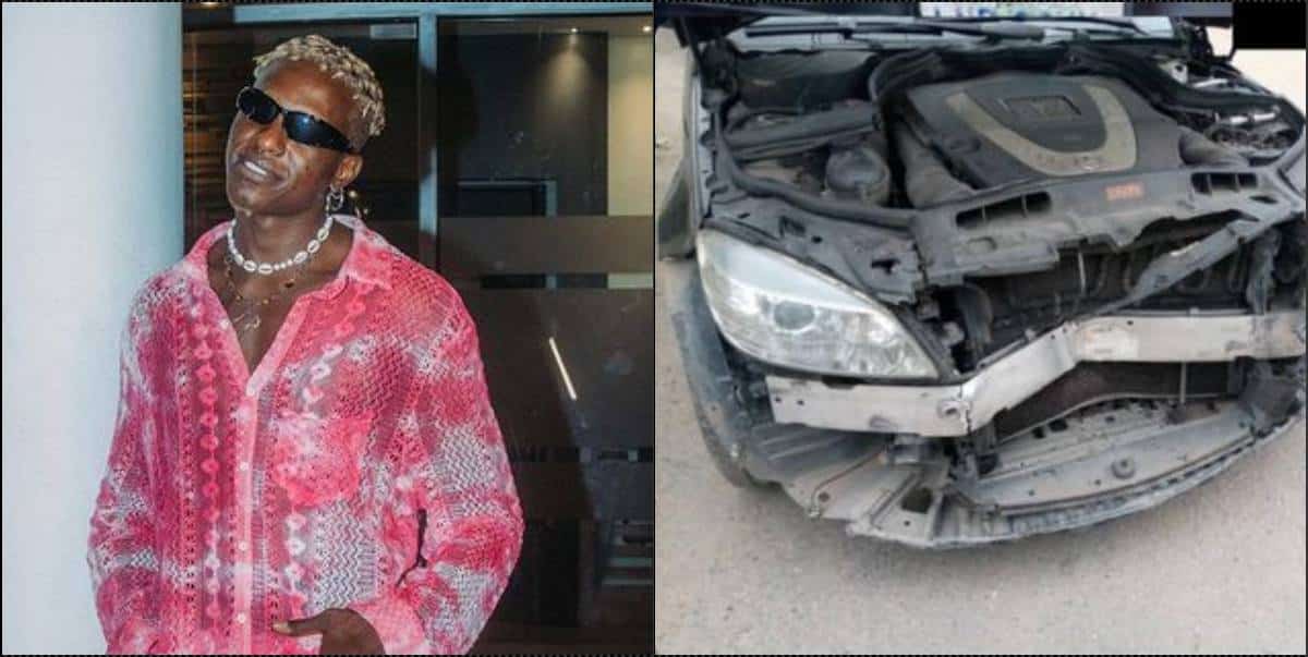 Hermes involved in car accident, crashes his Mercedes Benz