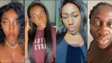 Pretty lady leaves many shocked with pregnancy transformation (Video)