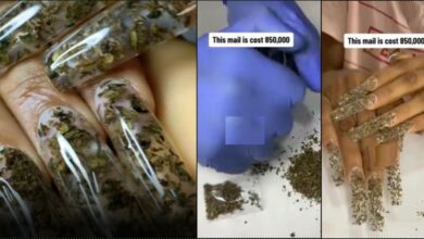 Stylist flaunts N850K weed-inspired nails (Video)