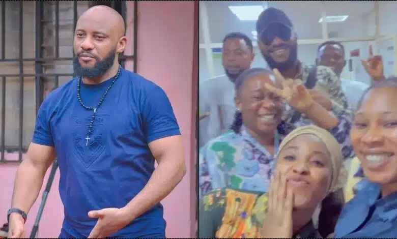 Yul Edochie gushes as fans shower him endless love in Abuja