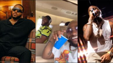 Kiddwaya dragged as he arrives Lagos on private jet with Davido (Video)