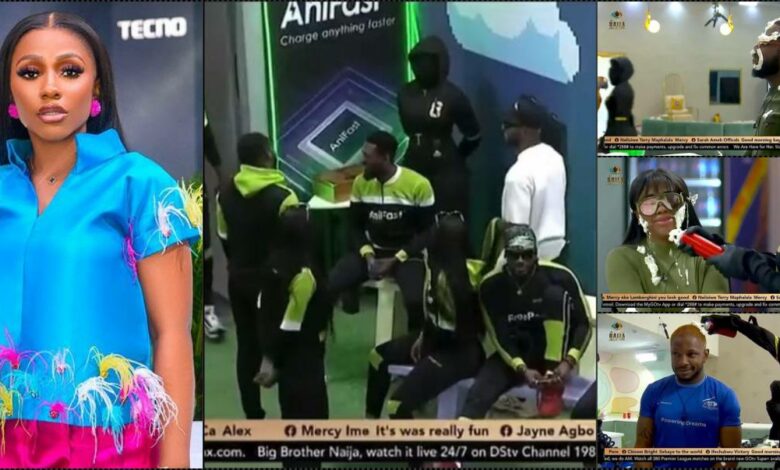 Mercy Eke exposes 'Ninja 8' days after bathing housemates with whipped cream (Video)