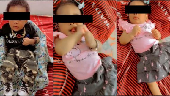 Lady cries out as her mother dresses her son in a feminine outfit (Video)