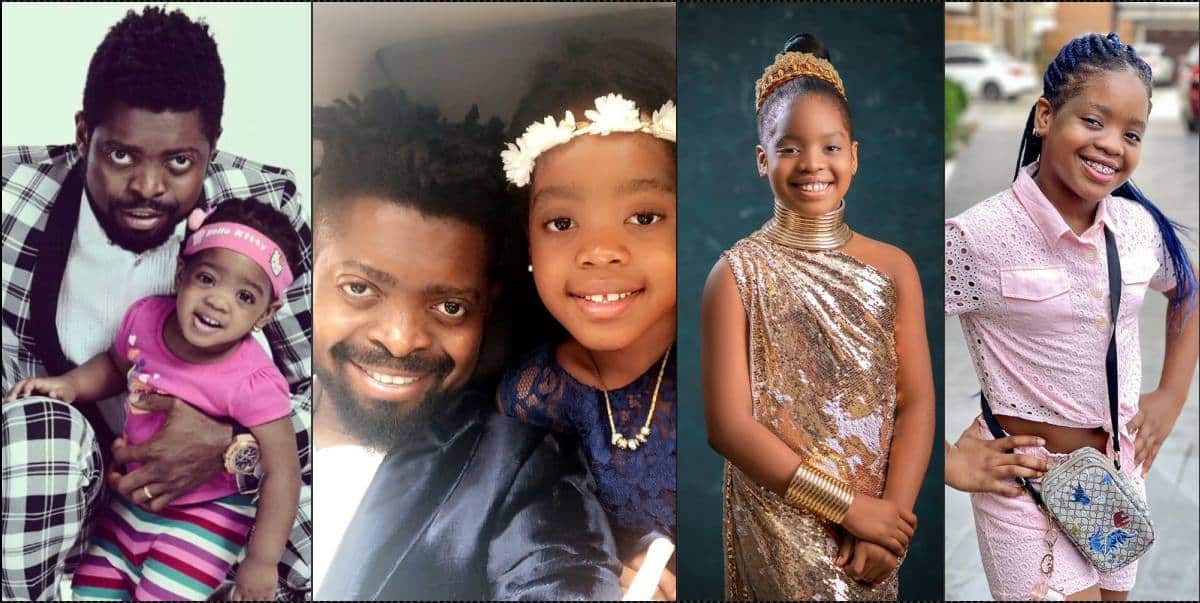 Basketmouth celebrates daughter's birthday with adorable throwback photos